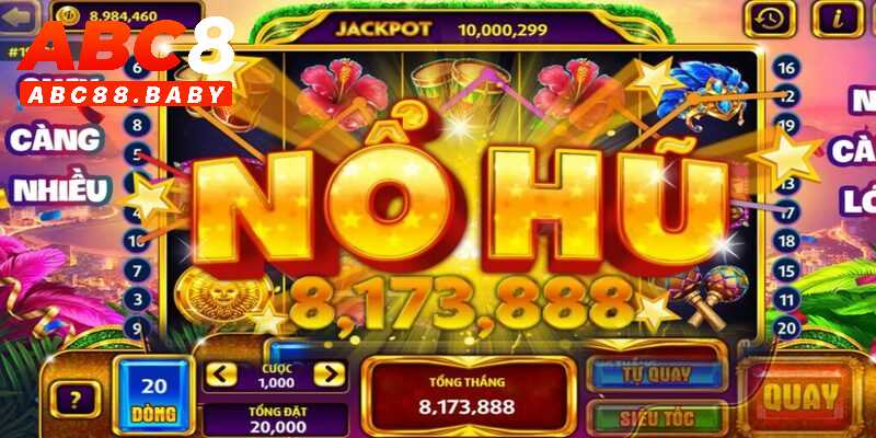 Quay hũ kiếm tiền lớn và nhận jackpot khủng